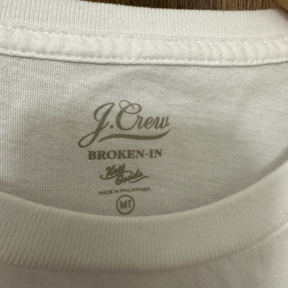 J Crew Men’s Whits Long Sleeve Shirt. New!! Medium/Tall. - Picture 3 of 3